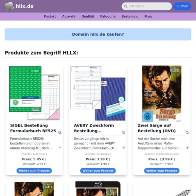 Screenshot hllx.de