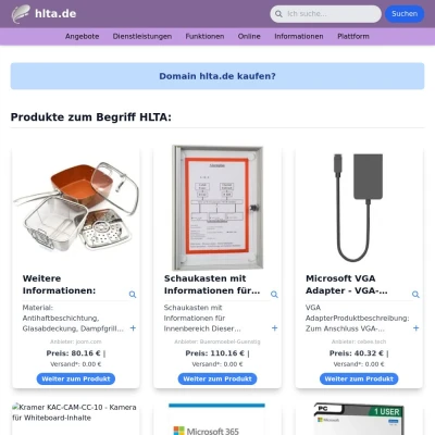 Screenshot hlta.de