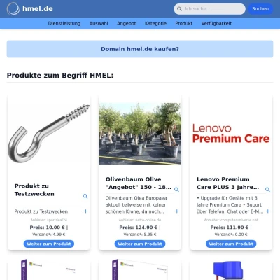 Screenshot hmel.de