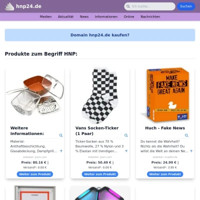 Screenshot hnp24.de
