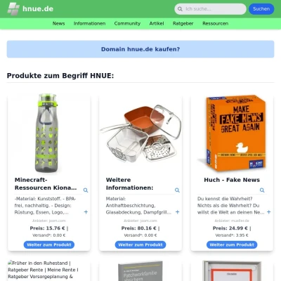 Screenshot hnue.de