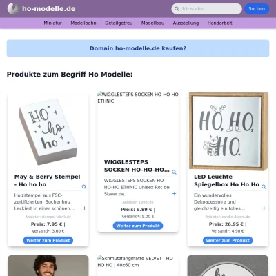 Screenshot ho-modelle.de