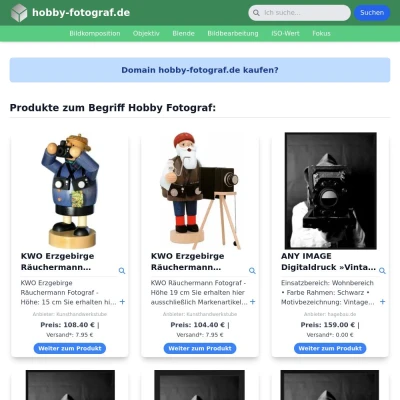 Screenshot hobby-fotograf.de