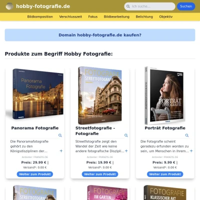 Screenshot hobby-fotografie.de