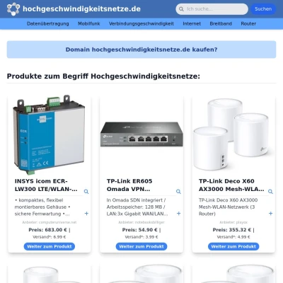 Screenshot hochgeschwindigkeitsnetze.de