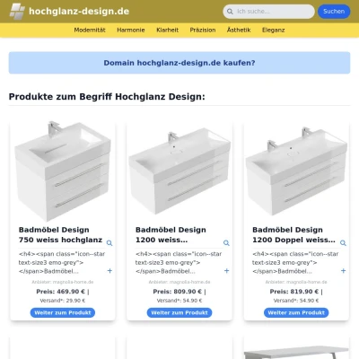 Screenshot hochglanz-design.de