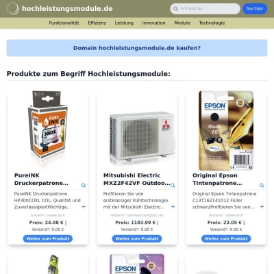 Screenshot hochleistungsmodule.de