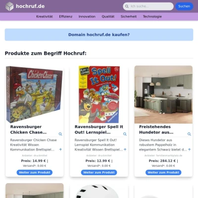 Screenshot hochruf.de