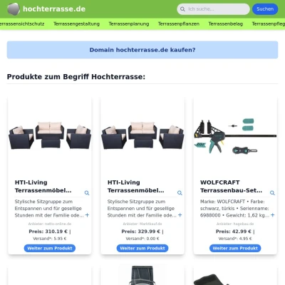 Screenshot hochterrasse.de