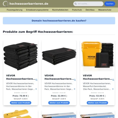 Screenshot hochwasserbarrieren.de