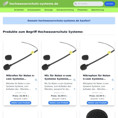 Screenshot hochwasserschutz-systeme.de