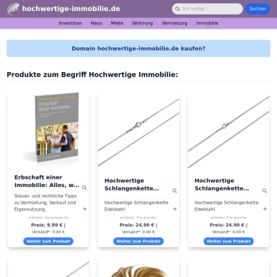 Screenshot hochwertige-immobilie.de