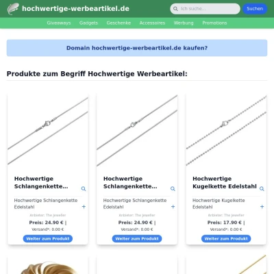 Screenshot hochwertige-werbeartikel.de