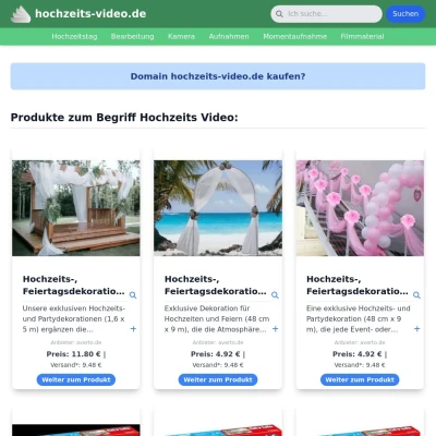Screenshot hochzeits-video.de