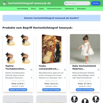 Screenshot hochzeitsfotograf-smanyuk.de