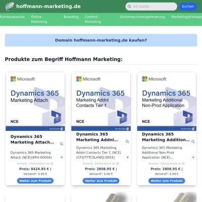 Screenshot hoffmann-marketing.de