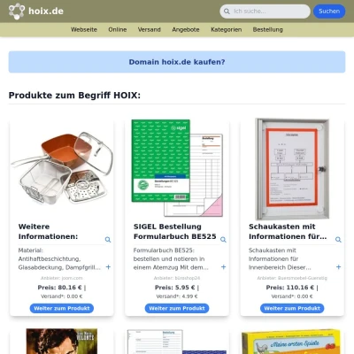 Screenshot hoix.de