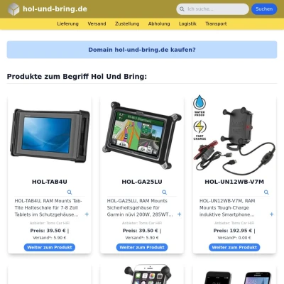 Screenshot hol-und-bring.de