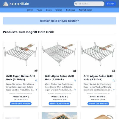 Screenshot holz-grill.de