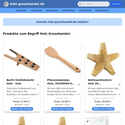 Screenshot holz-grosshandel.de