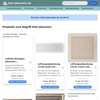 Screenshot holz-jalousien.de