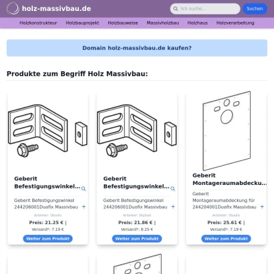 Screenshot holz-massivbau.de