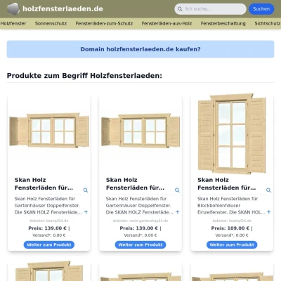 Screenshot holzfensterlaeden.de