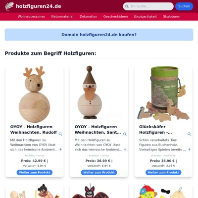 Screenshot holzfiguren24.de