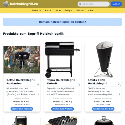 Screenshot holzkohlegrill.eu