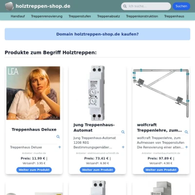 Screenshot holztreppen-shop.de