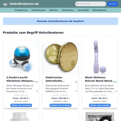 Screenshot holzvibratoren.de