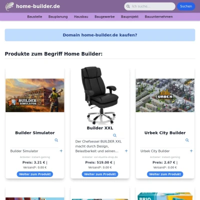 Screenshot home-builder.de