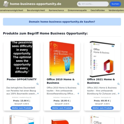 Screenshot home-business-opportunity.de