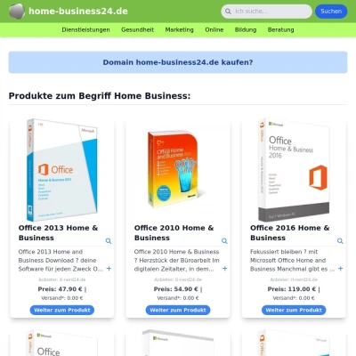 Screenshot home-business24.de