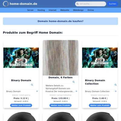 Screenshot home-domain.de