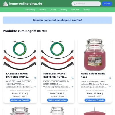 Screenshot home-online-shop.de