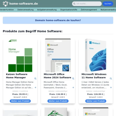 Screenshot home-software.de