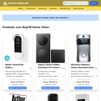 Screenshot home-video.de
