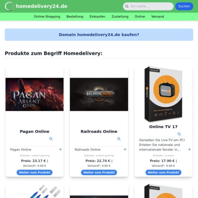 Screenshot homedelivery24.de