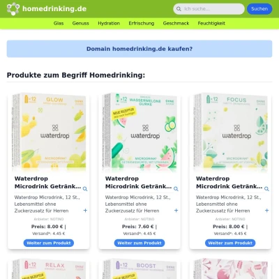 Screenshot homedrinking.de