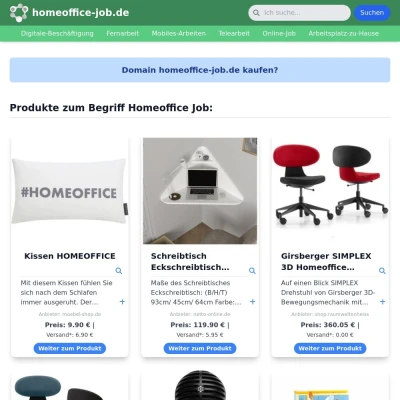 Screenshot homeoffice-job.de