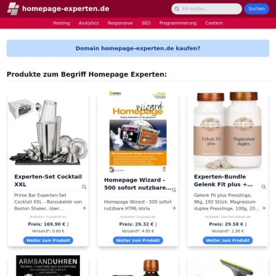 Screenshot homepage-experten.de