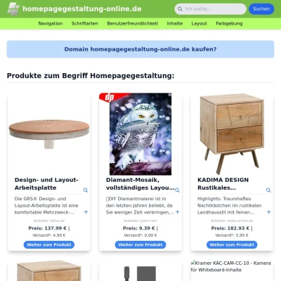 Screenshot homepagegestaltung-online.de