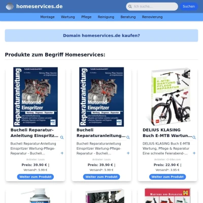 Screenshot homeservices.de