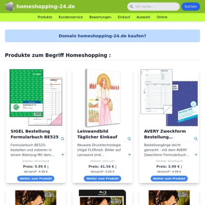 Screenshot homeshopping-24.de