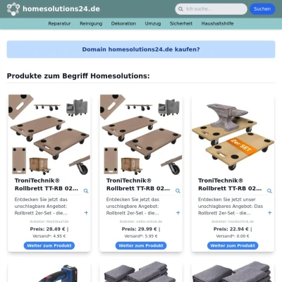 Screenshot homesolutions24.de