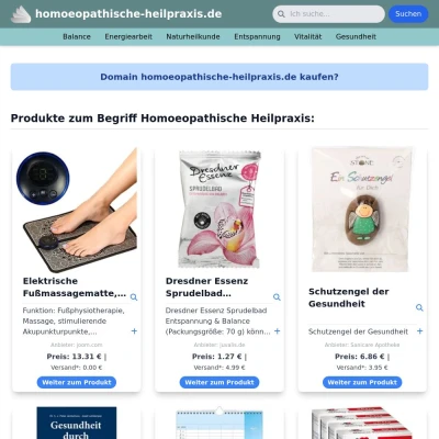 Screenshot homoeopathische-heilpraxis.de