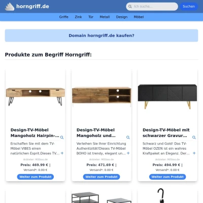 Screenshot horngriff.de