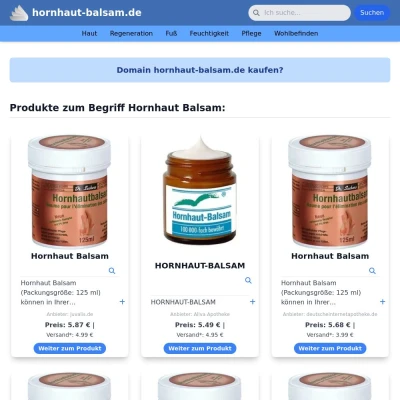 Screenshot hornhaut-balsam.de