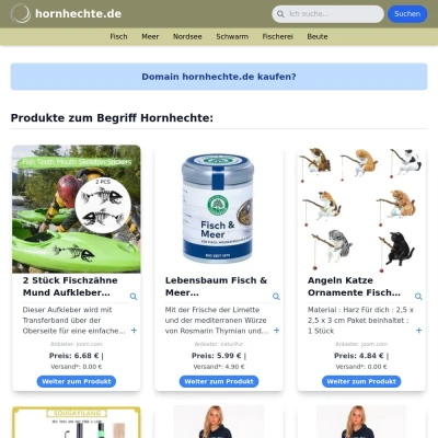Screenshot hornhechte.de